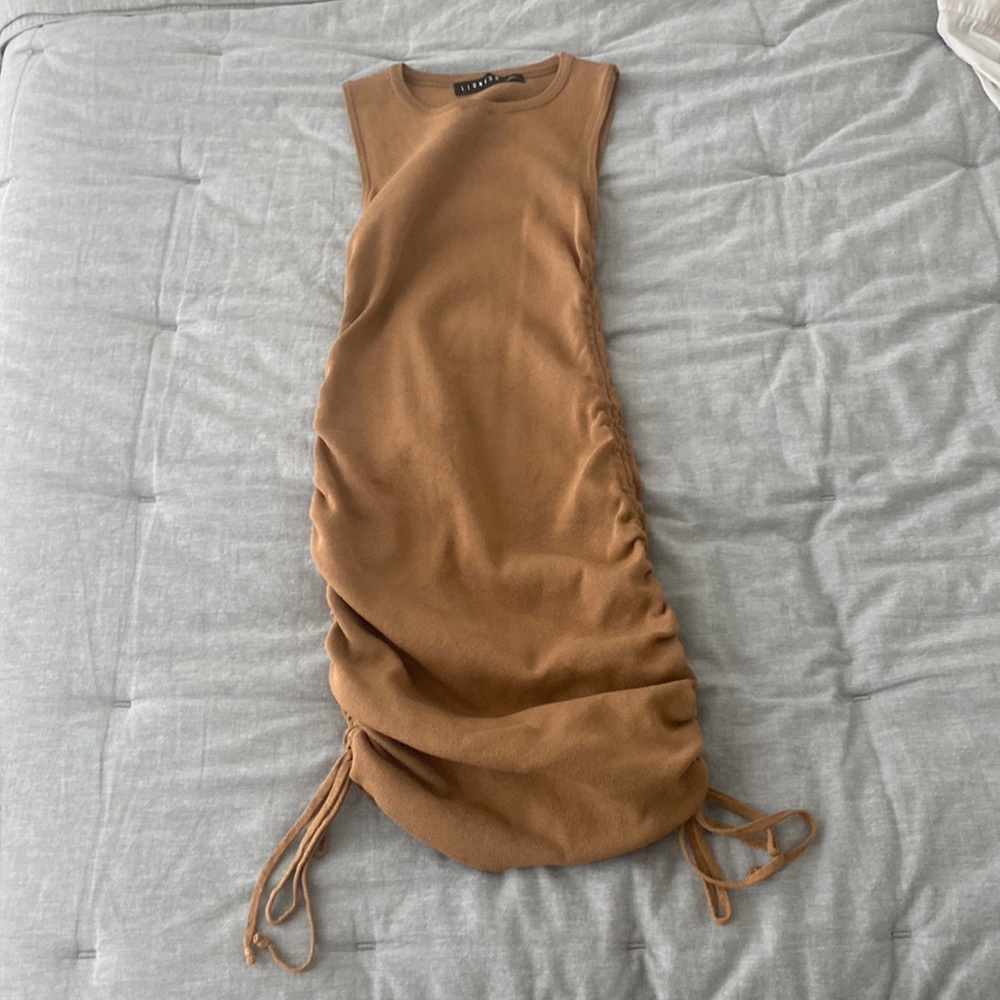 Lioness Military Minds Camel Brown Dress Size Small or us 4 BNWOT